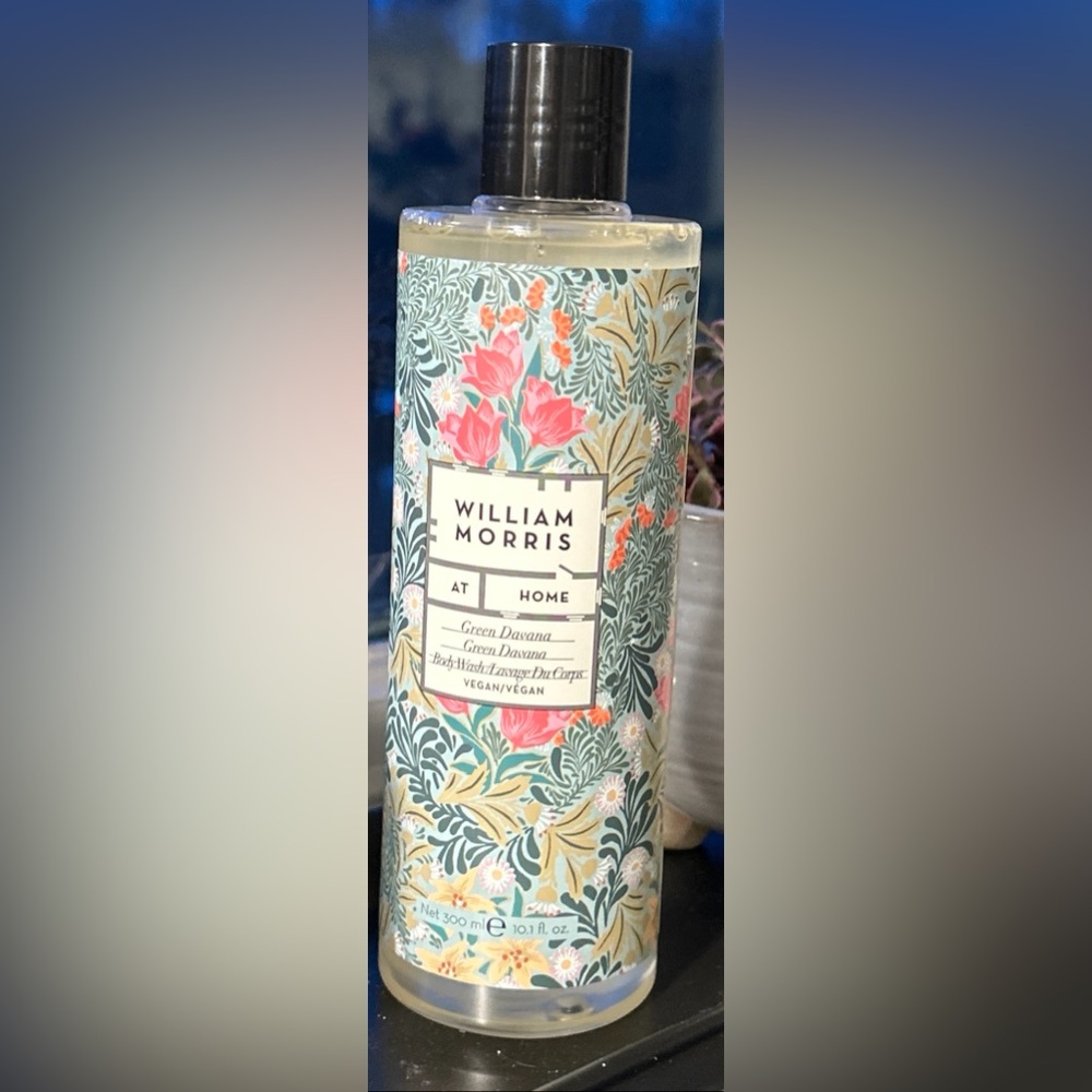 NEW William Morris at Home Body Wash Green Davana Full Size 10.1 Oz Sealed